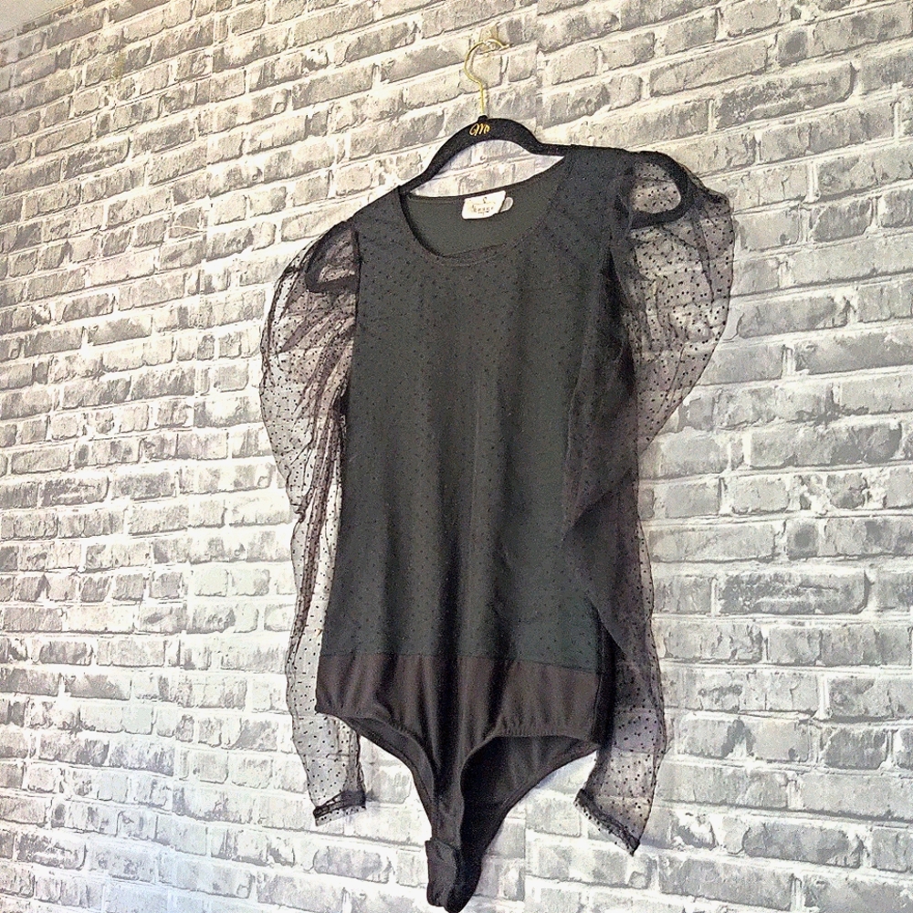 ✓Ember Black Sheer Body Suit✓